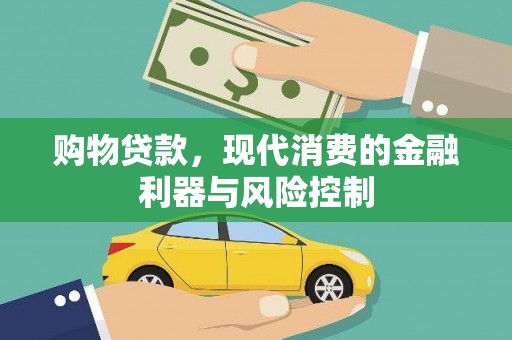和政购物贷款，现代消费的金融利器与风险控制
