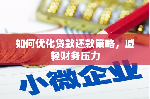 和政如何优化贷款还款策略，减轻财务压力