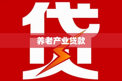 和政养老产业贷款